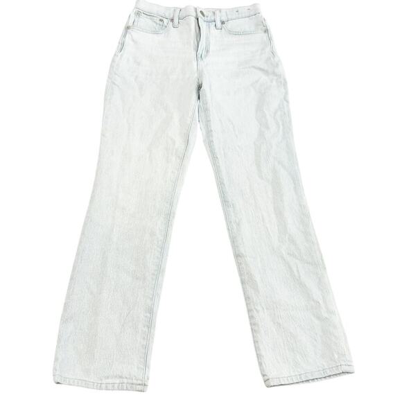 Madewell The Perfect Vintage Jean Light Wash Straight Leg Denim Size 26 - Picture 2 of 9